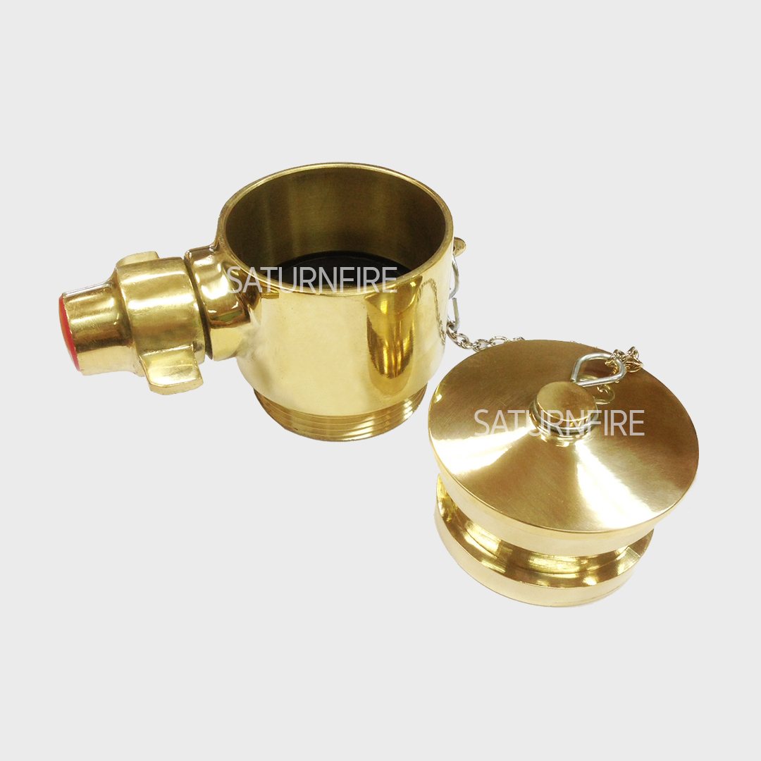 ข้อต่อสวมเร็ว พร้อมฝาปิดและโซ่ 2.5"