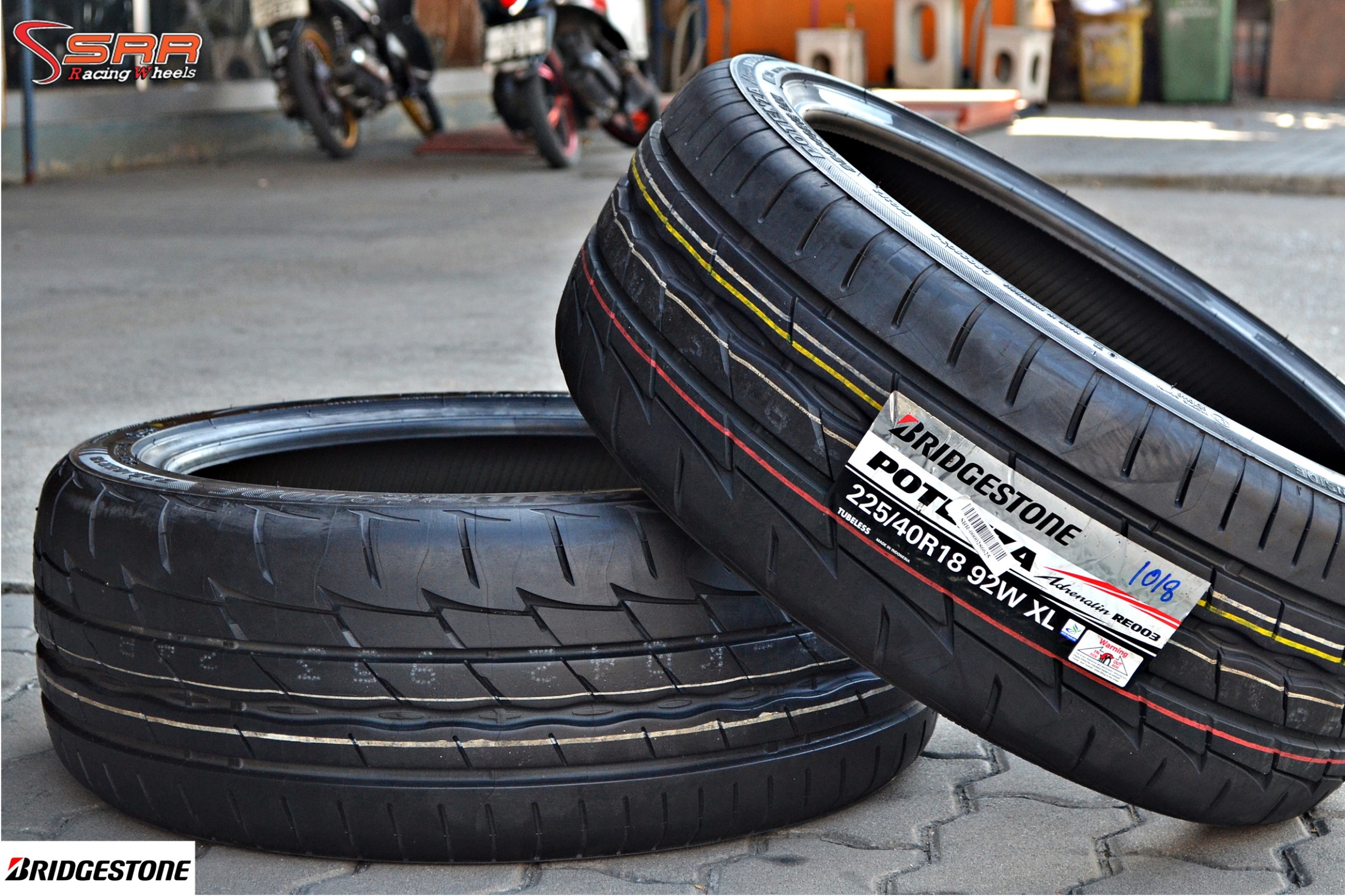 BRIDGESTONE Potenza Adrenalin RE003 225/40R18 ยางใหม่ปี20 ราคาพิเศษ