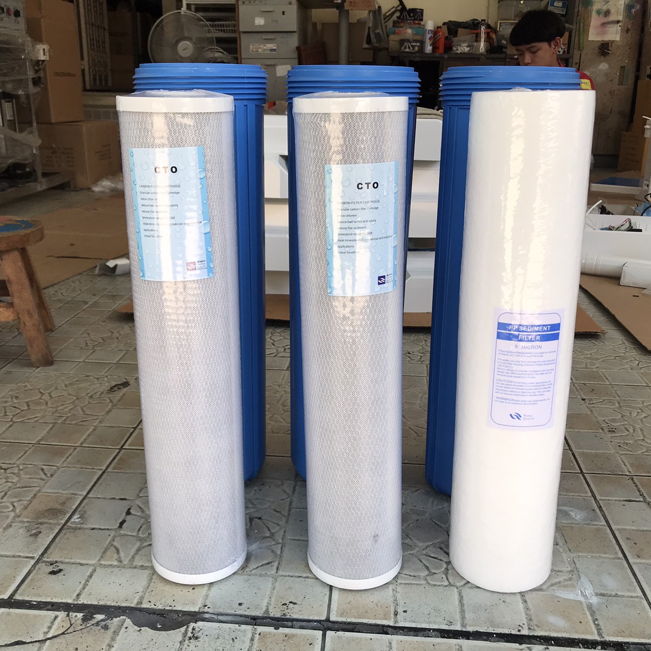 เครื่องกรองน้ำระบบ Big Blue 3 ขั้นตอน