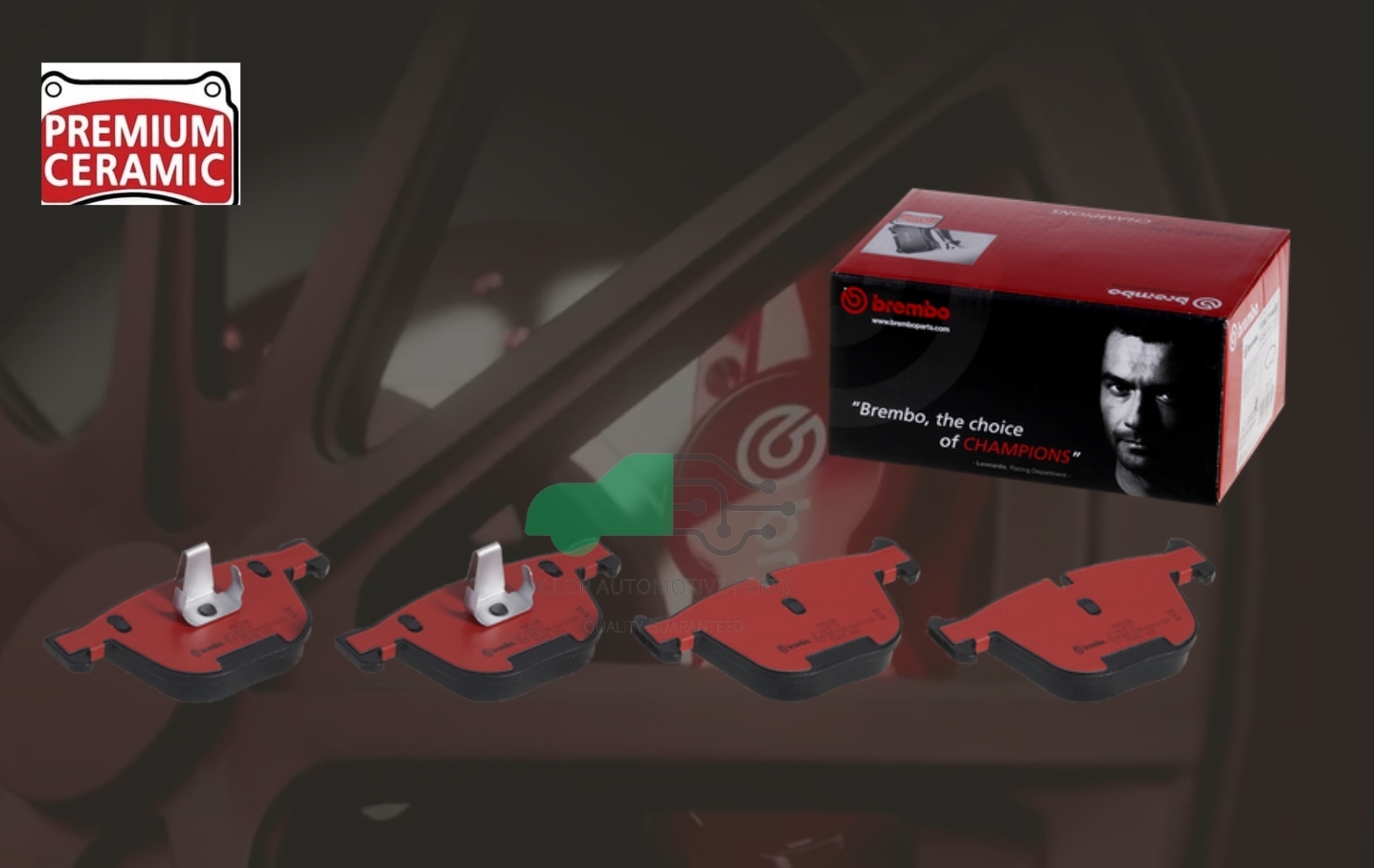 P06 026N ผ้าเบรกหลัง (แท้ BREMBO รุ่น Ceramic) BMW 5 E60 (M5), 6 E63 (645Ci 650i)/7 E65/66 (730i 735i 745i 750i 760i 745d)/X5 E70, X5 F15, X6 E71, X6 F16