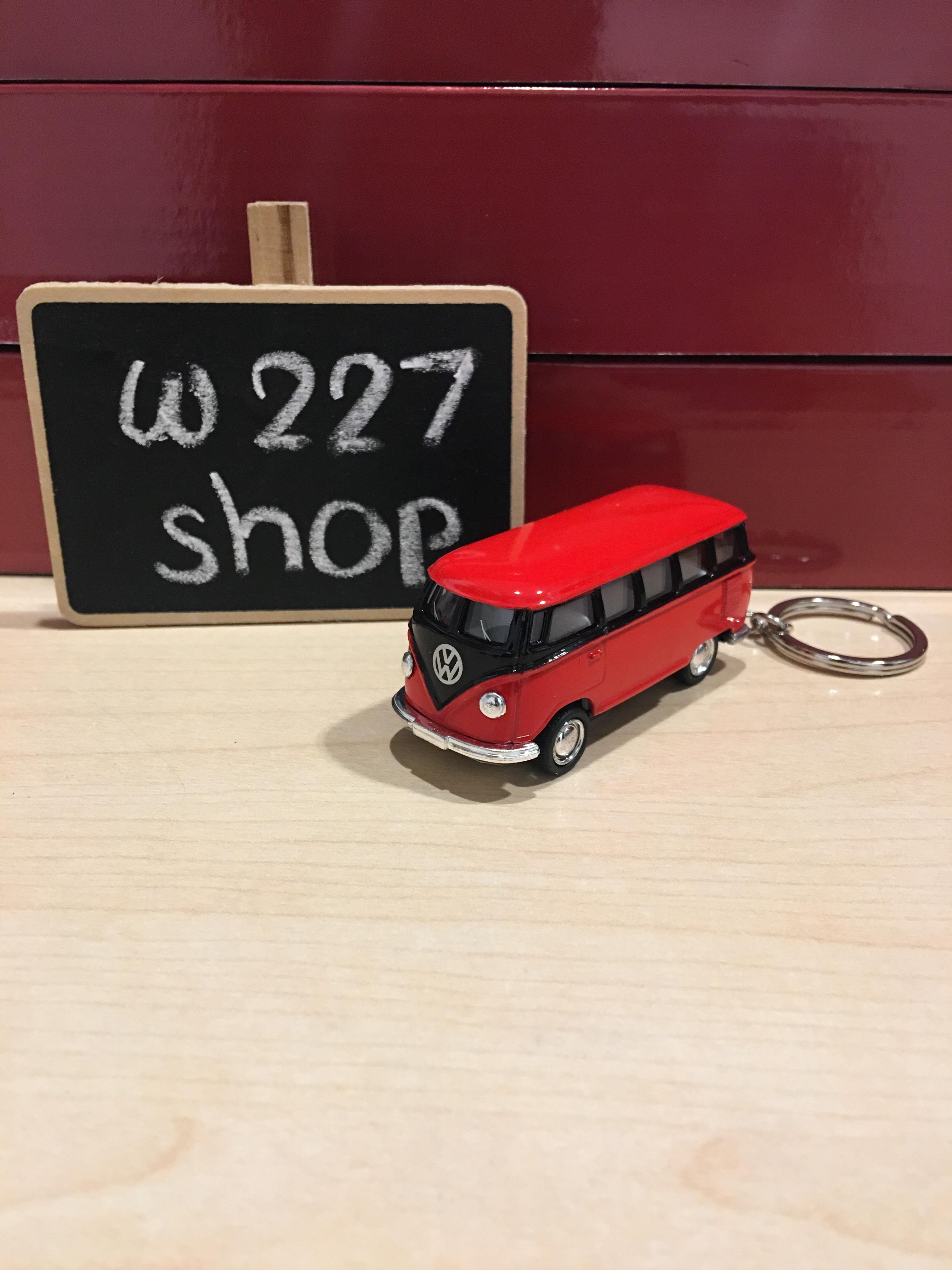 พวงกุญแจ โมเดลรถเหล็ก โฟล์คตู้ 1962 Volkswagen Classical Bus scale 1:64 ขนาด 2.5 นิ้ว กดลาน (ปลีก-ส่ง)