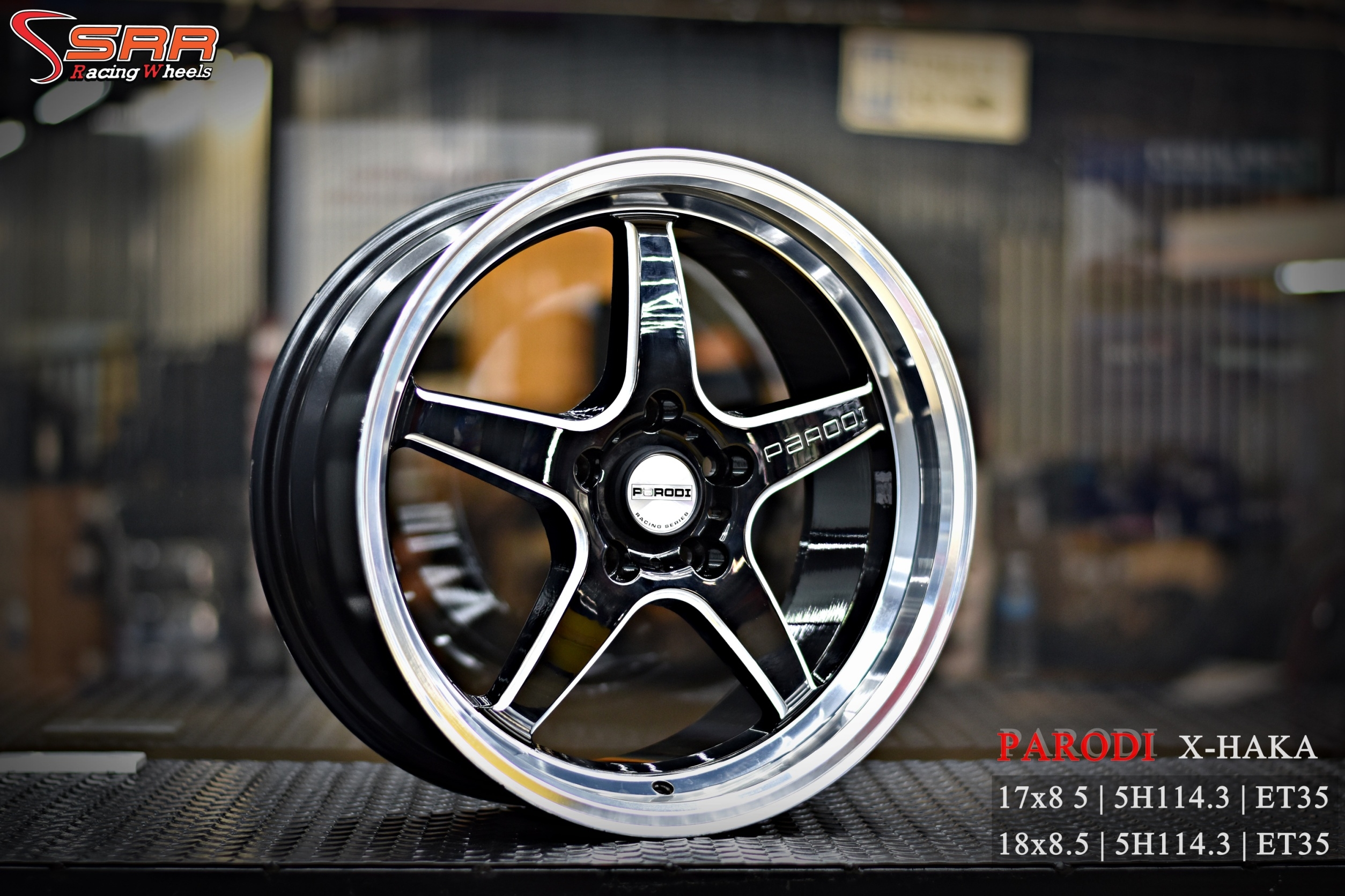 PARODI XHAKA ล้อแม็กสำหรับใส่รถเก๋ง ขอบ17และขอบ18 ราคาพิเศษ