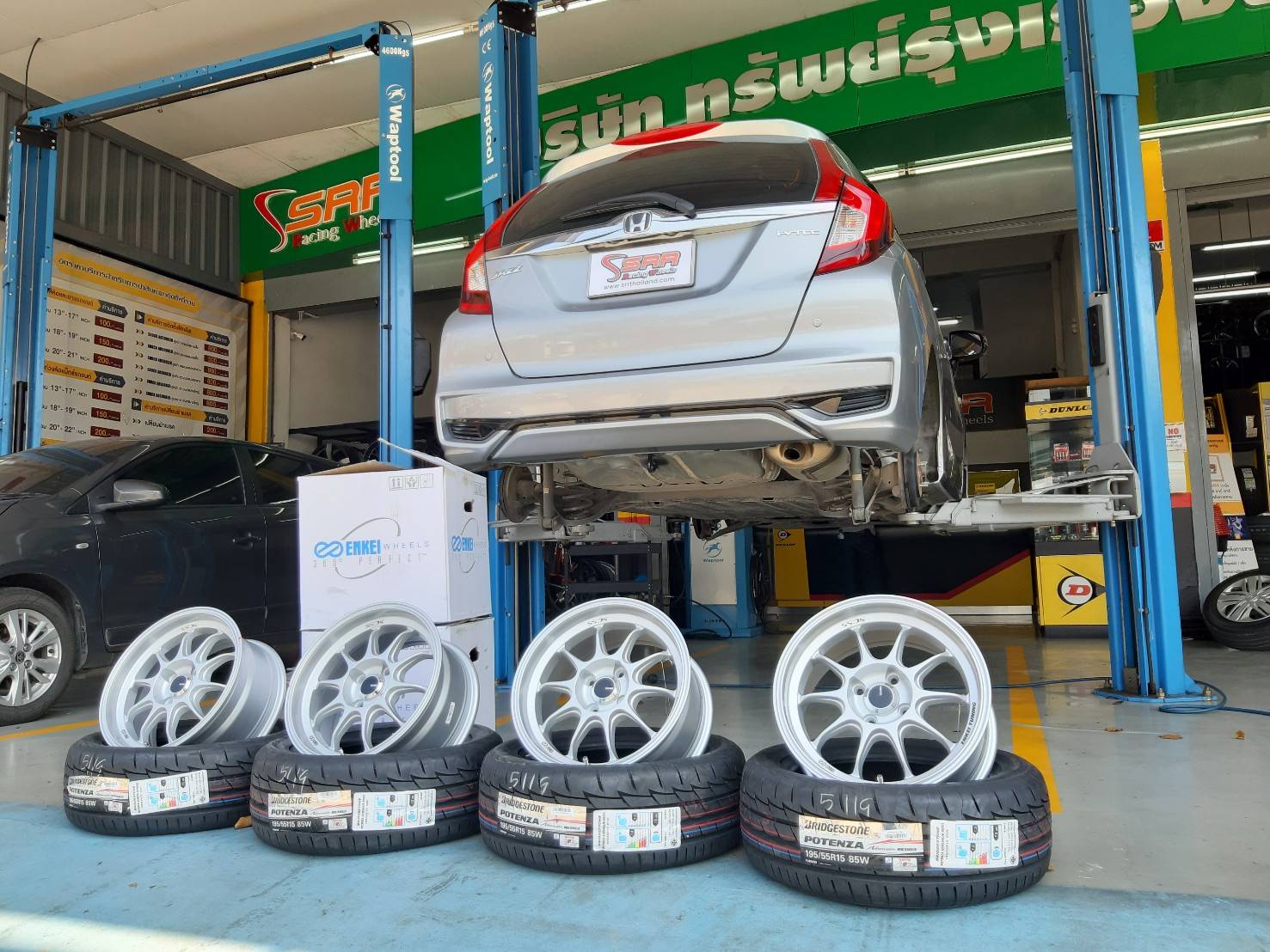 ENKEI TUNING SC55 ขอบ15 ET+28 4x100 GSV1QR2DKK