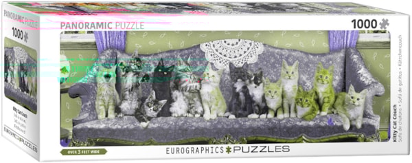Eurographics - Kitty Cat Couch (Panorama) 1000 pcs.