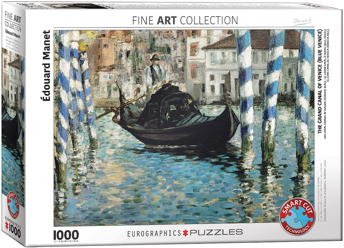 Eurographics - The Grand Canal of Venice (Blue Venice) by Edouard Manet (Non-Pattern) 1000 pcs.