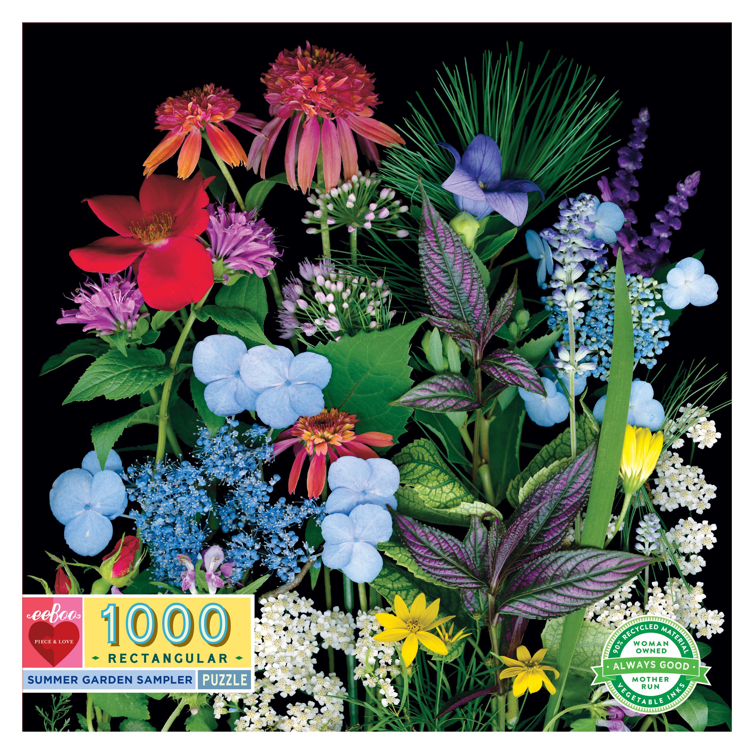 eeBoo - Summer Garden Sampler 1000 pcs.