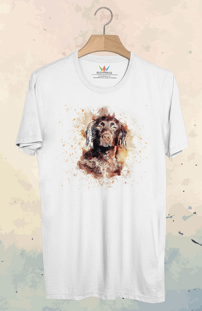 BP27 เสื้อยืด แลบราดอร์ริทรีฟเวอร์สีน้ำ