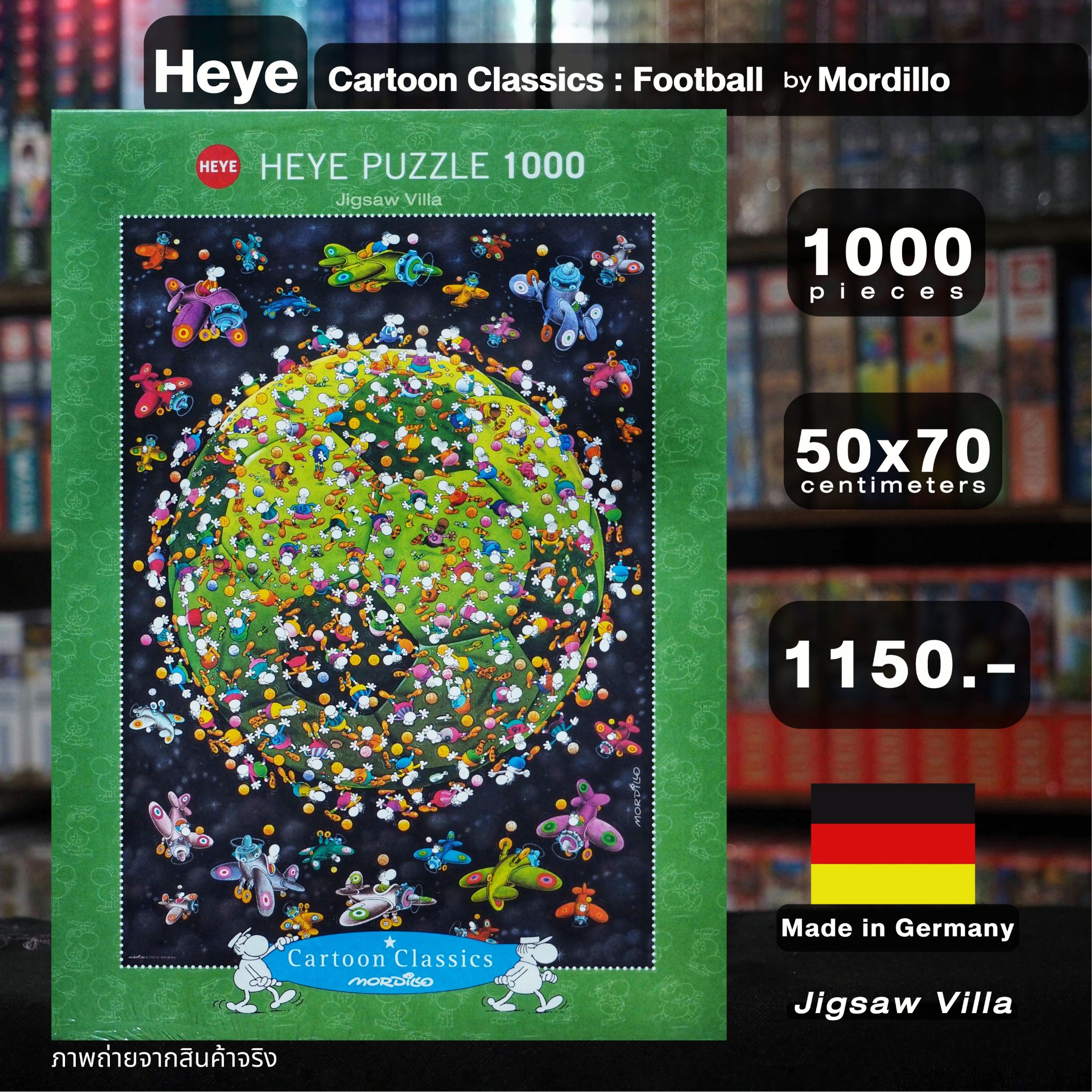 HEYE - Cartoon Classics : Football by Mordillo 1000 pcs.