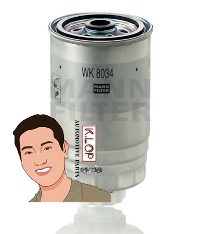 WK8034 กรองโซล่า JEEP WRANGERLER III (JK) / 2.8 CRD : MANN-FILTER แท้นำเข้ายุโรป
