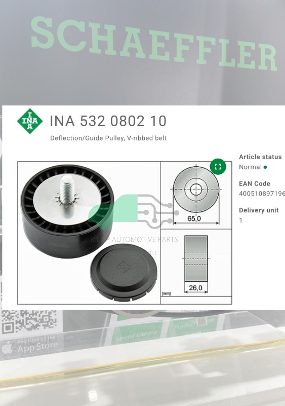 (INA) : ลูกรอก 65มม. BENZ OM651 W205 X253 W222