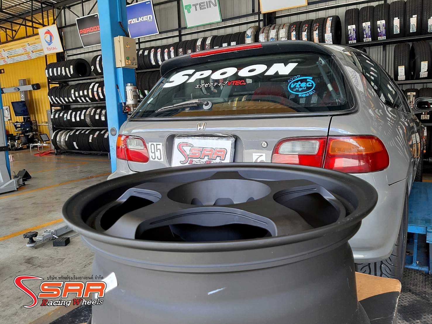 SPOON ROTA FF ขอบ15 4H100 ET35 FLAT BLACK ราคาพิเศษ