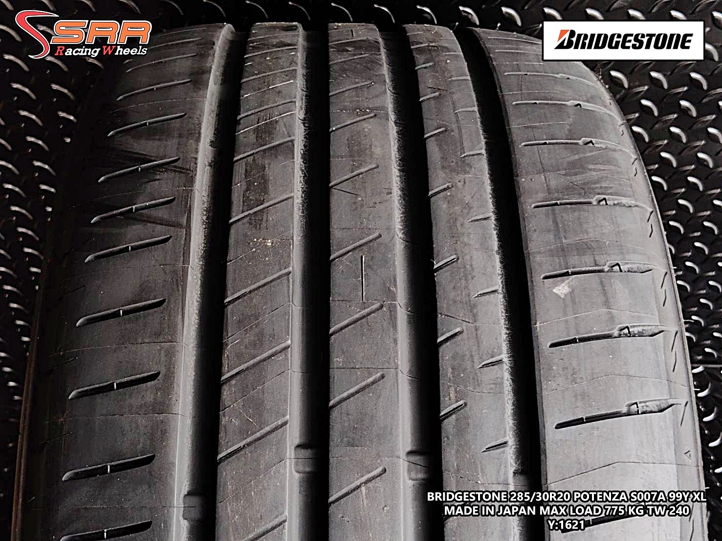 BRIDGESTONE POTENZA S007A 285/30R20 ยางใหม่ปี2021 ราคาพิเศษ