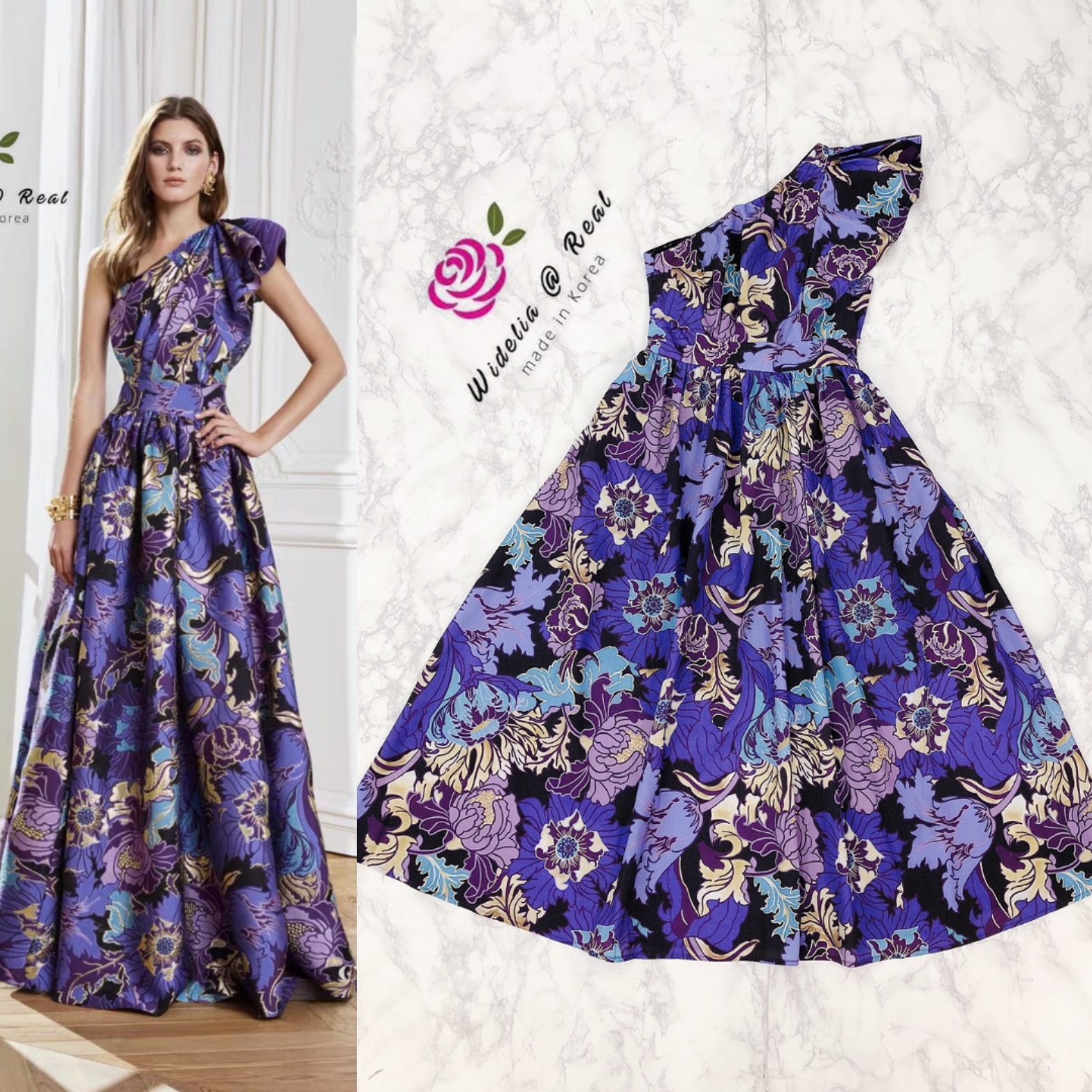 Cici Maxi Dress แม็กซี่เดรสตัวยาวไหล่เดี่ยวแสนสวย ตัวนี้สวยหรูมากแม่