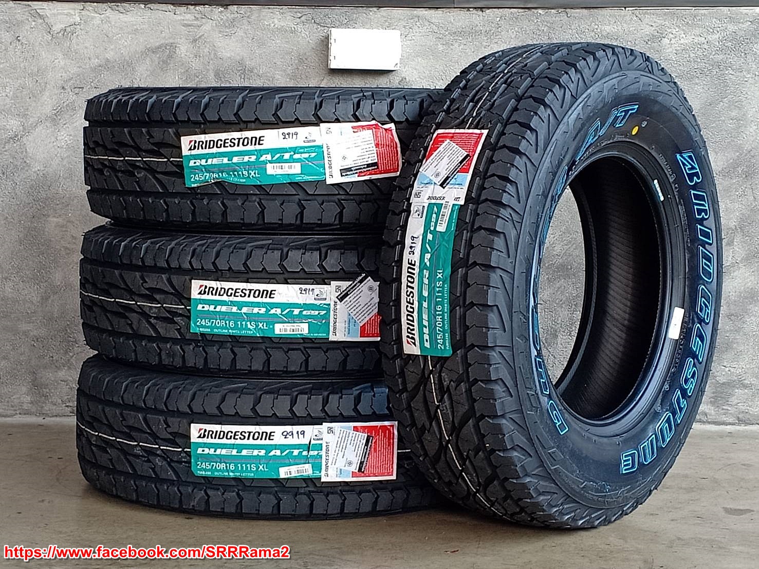BRIDGESTONE DUELER A/T 697 245/70R16 ยางใหม่ปี19 เส้นละ 5,500 บาท