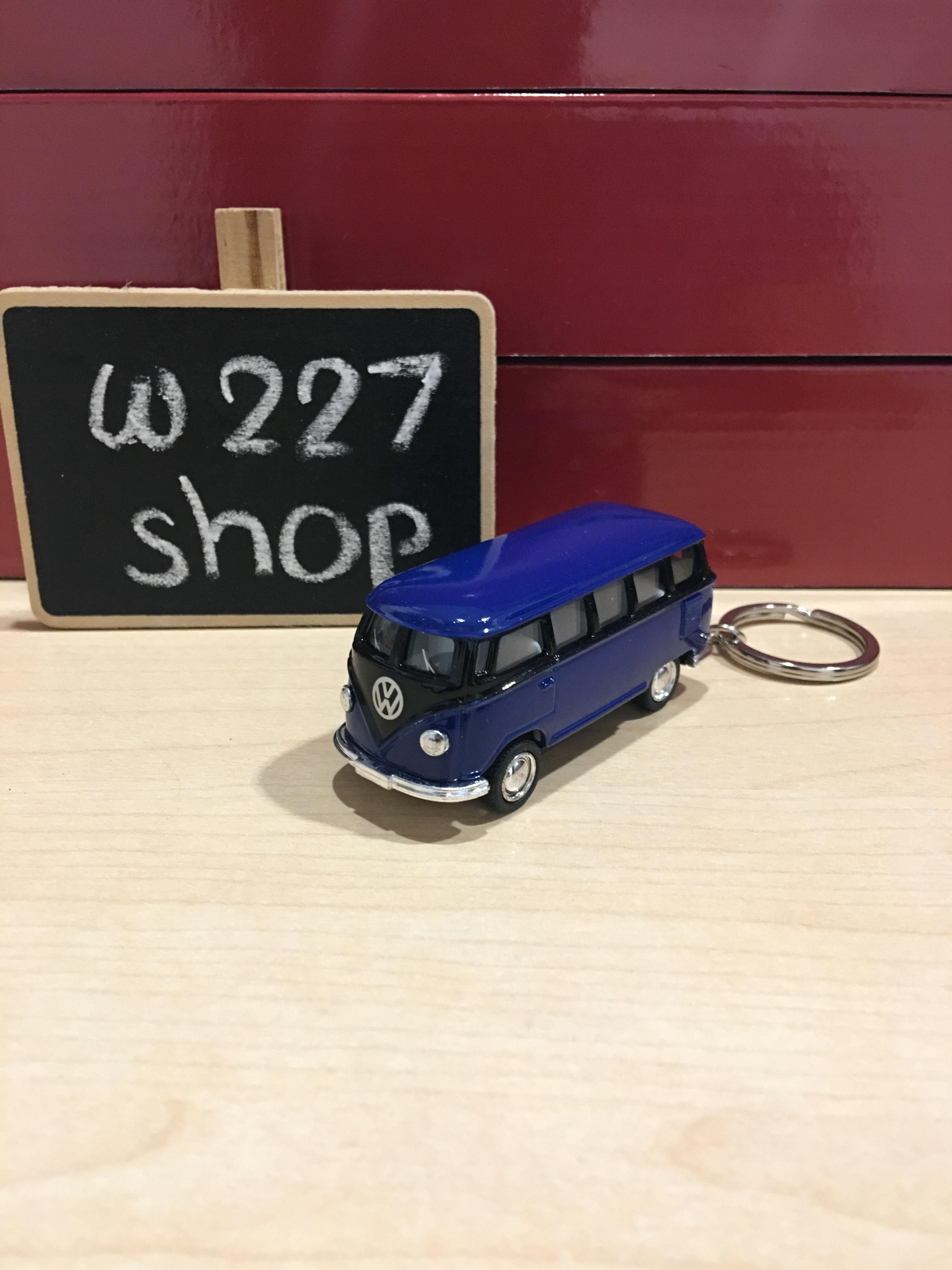 พวงกุญแจ โมเดลรถเหล็ก โฟล์คตู้ 1962 Volkswagen Classical Bus scale 1:64 ขนาด 2.5 นิ้ว กดลาน (ปลีก-ส่ง)