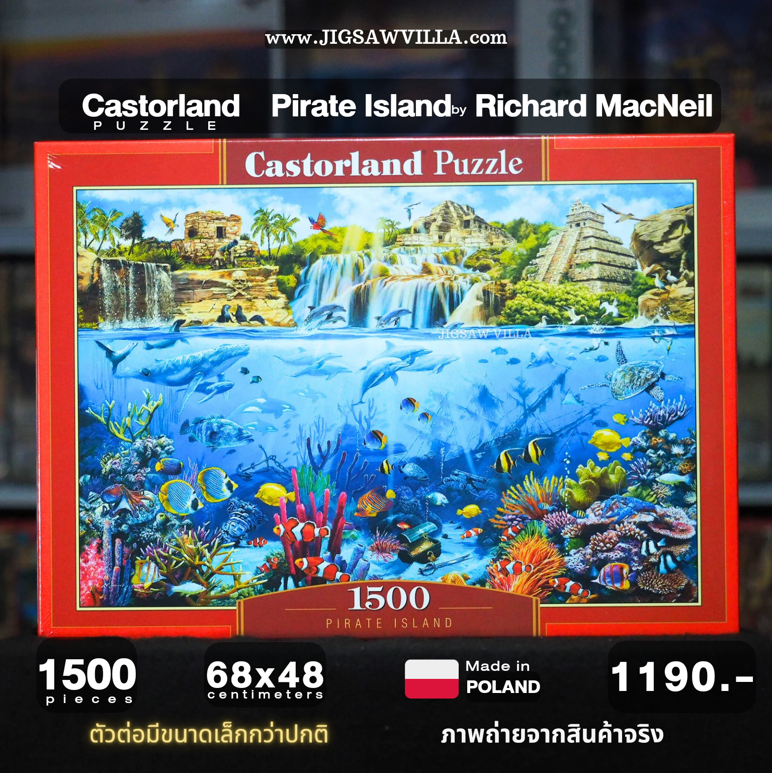 Castorland - Pirate Island by Richard Macneil 1500 pcs.