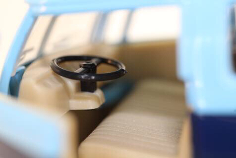 1963 Volkswagen Bus Double Cab Pickup โมเดลรถเหล็ก (ปลีก-ส่ง)