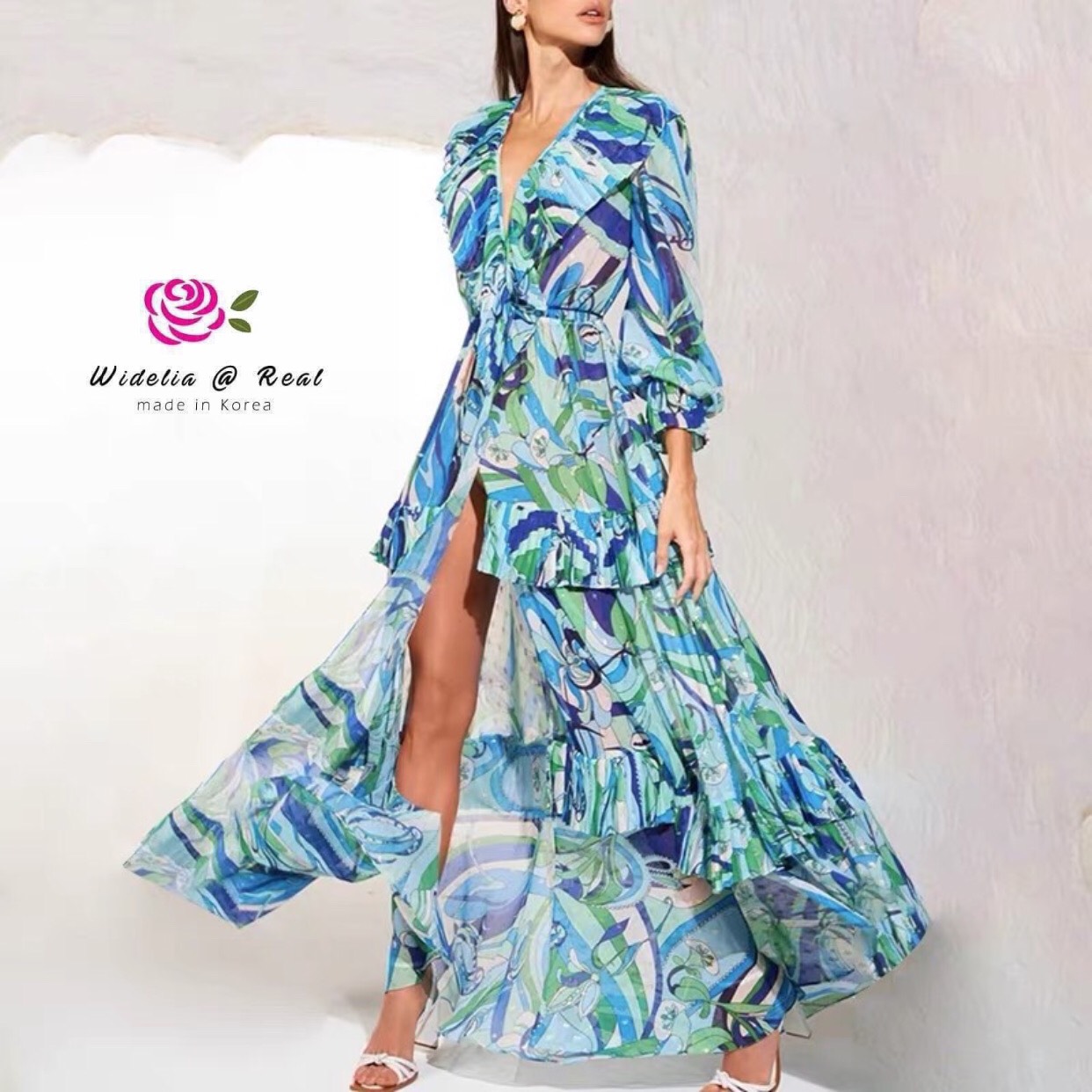 ixiah Maxi Dress แม็กซี่เดรสตัวยาวแสนสวย