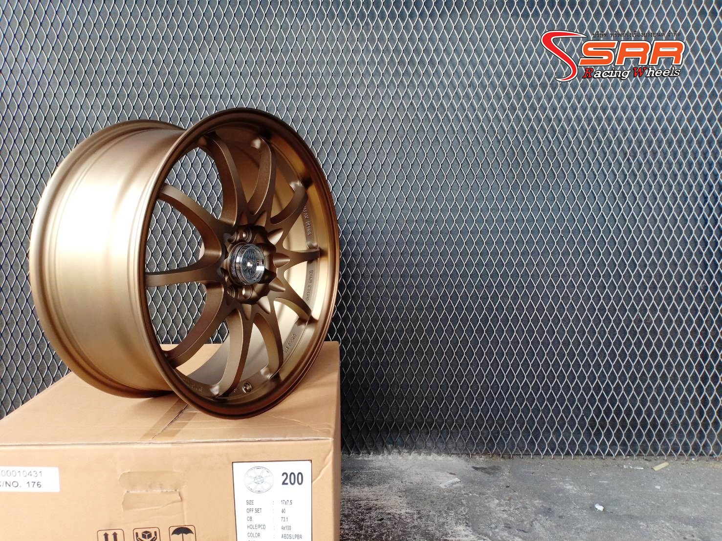CE28 SSW ขอบ17 ET+40 4x100 ABDS/LPBD