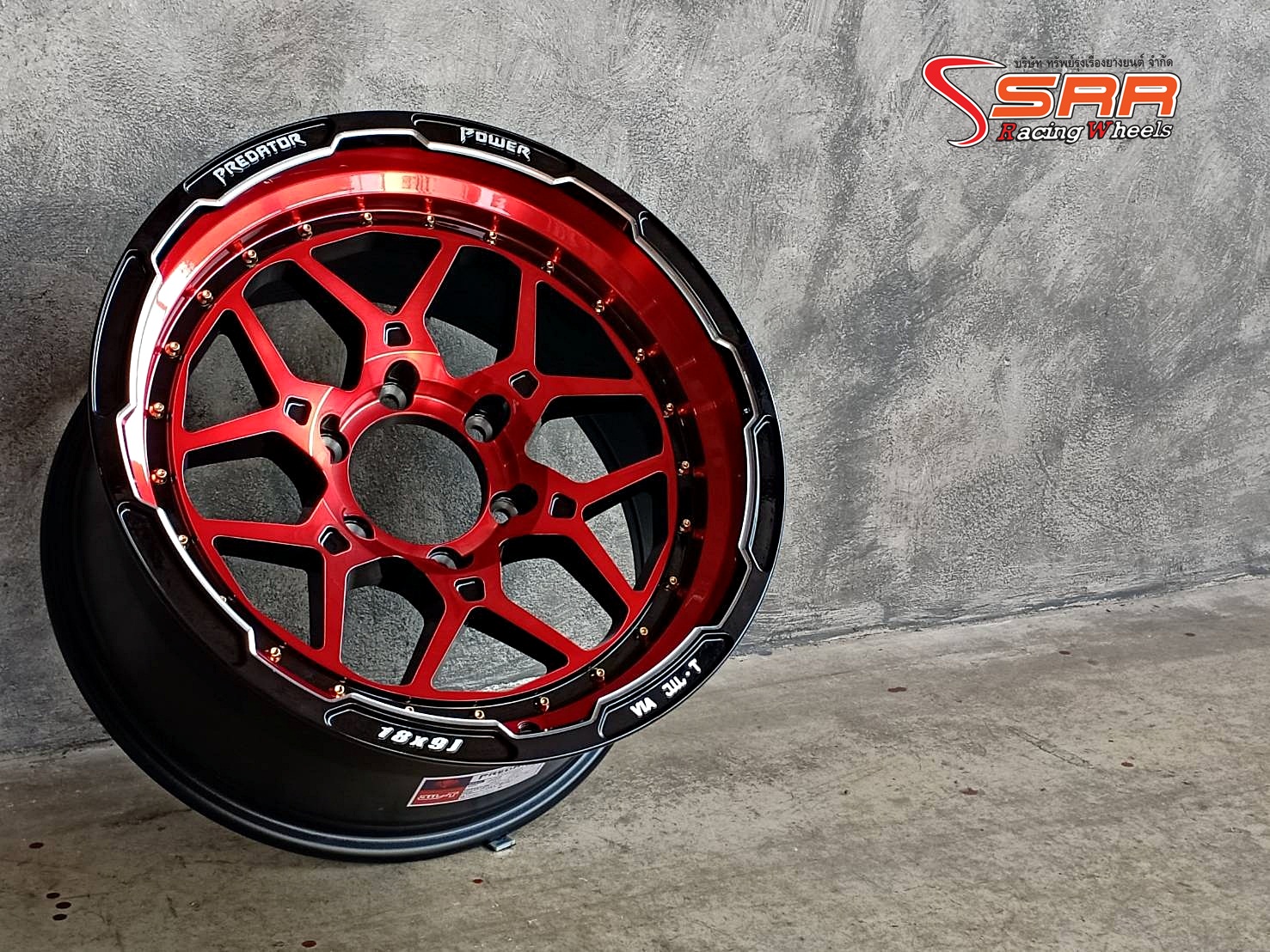 PREDATOR PD-31 18x9 ET+0 6x139.7 XP-FP-Red-WC
