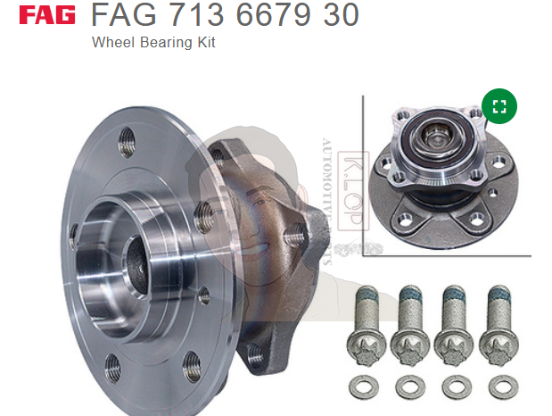ยี่ห้อ FAG Kit ดุมล้อหลัง MB W169 W245 ( 1 ข้าง )