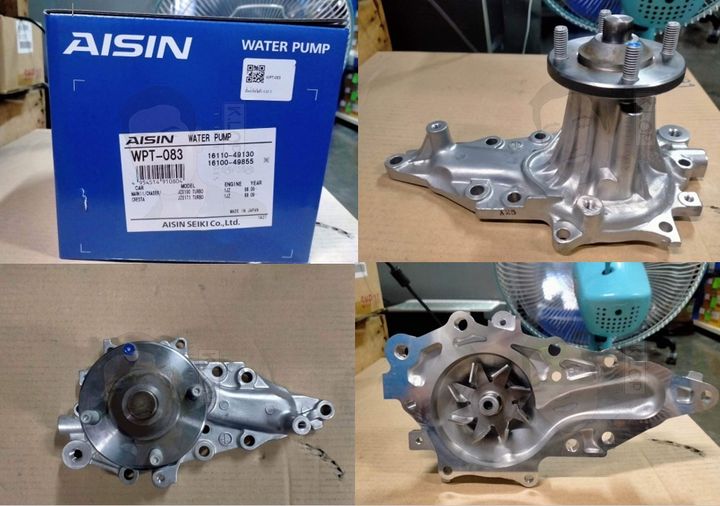 WPT-083 ปั้มน้ำแท้ (AISIN) MADE IN JAPAN : TOYOTA CROWN (2.5 L.) (เครื่องยนต์ 1JZGTE) ปี1999-2003