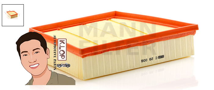 C29006 ไส้กรองอากาศ RANGE ROVER EVOQUE,FREELANDER II : MANN-FILTER แท้นำเข้ายุโรป