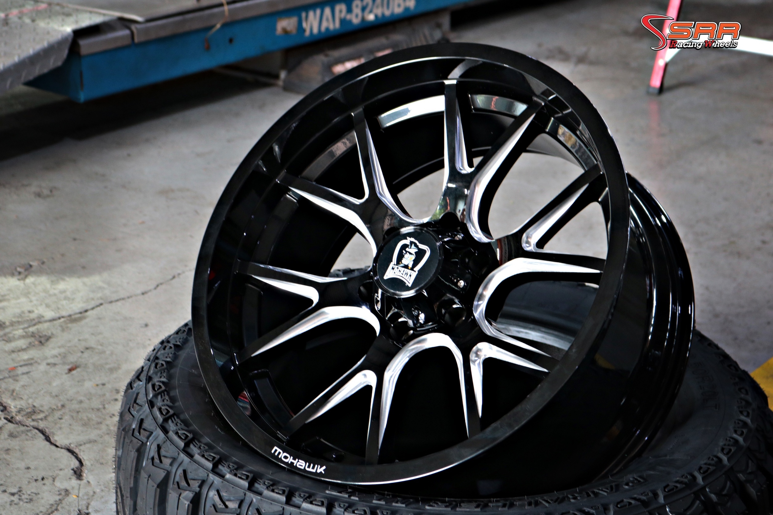 MOHAWK WP910 ขอบ18 และขอบ20 6x139.7 GLOSS BLACK MILLING