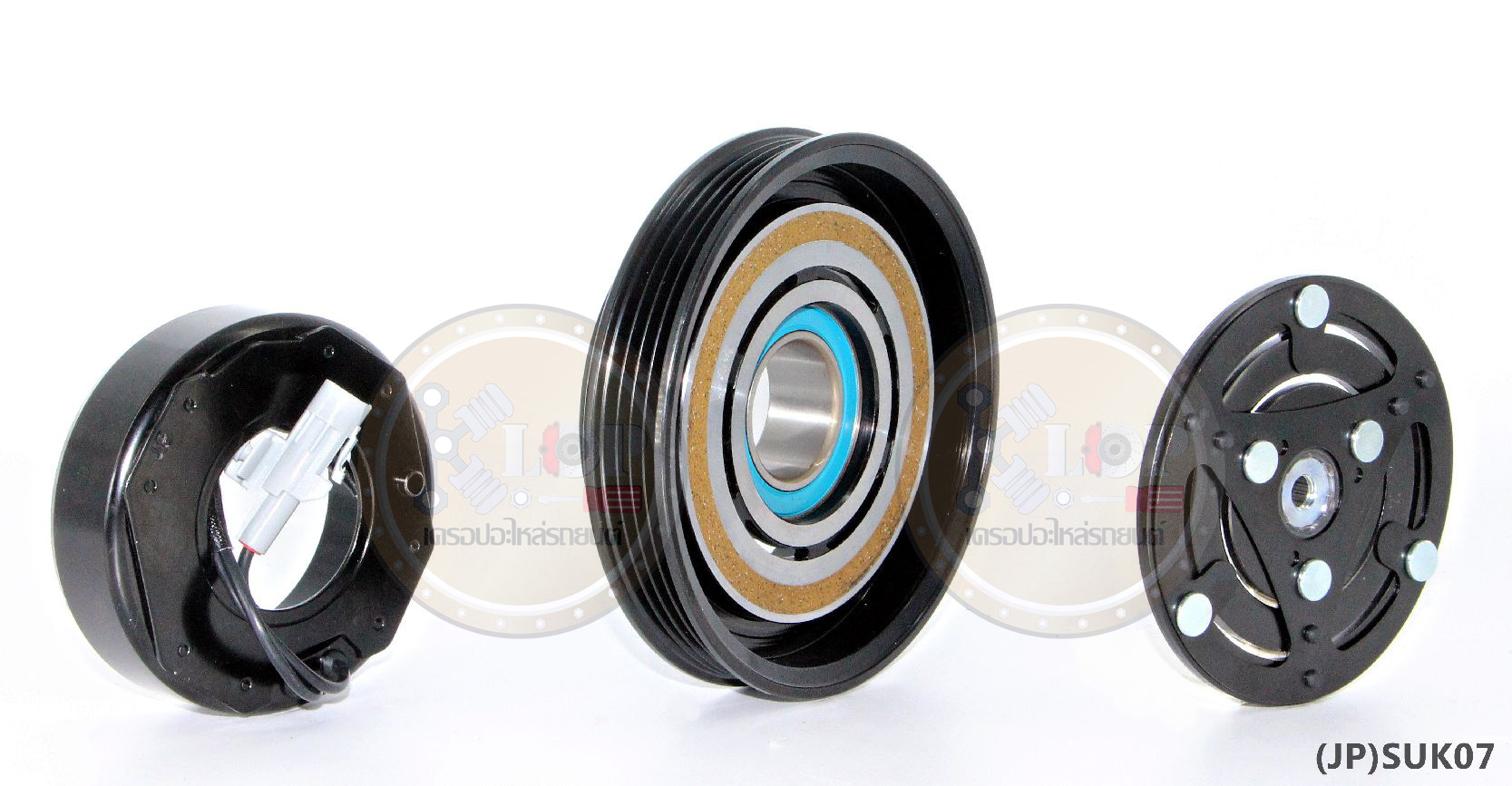 (JP)SUK07-JP ชุดหน้าคลัทช์(Vinn) SUZUKI CELERIO ,CIAZ (10SA13C) (ญี่ปุ่น) 125mm. 4PK 12V.