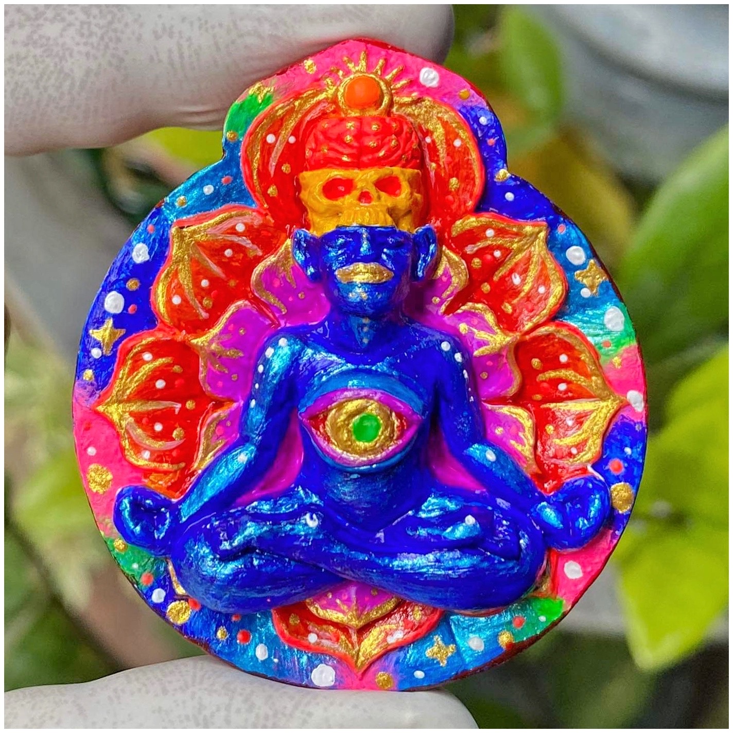 ⭕️ พระผงสูตรนิพพานพลังจักวาล (องค์ครู) พระอาจารย์บุญยกร เมตตาอธิฐานจิตให้