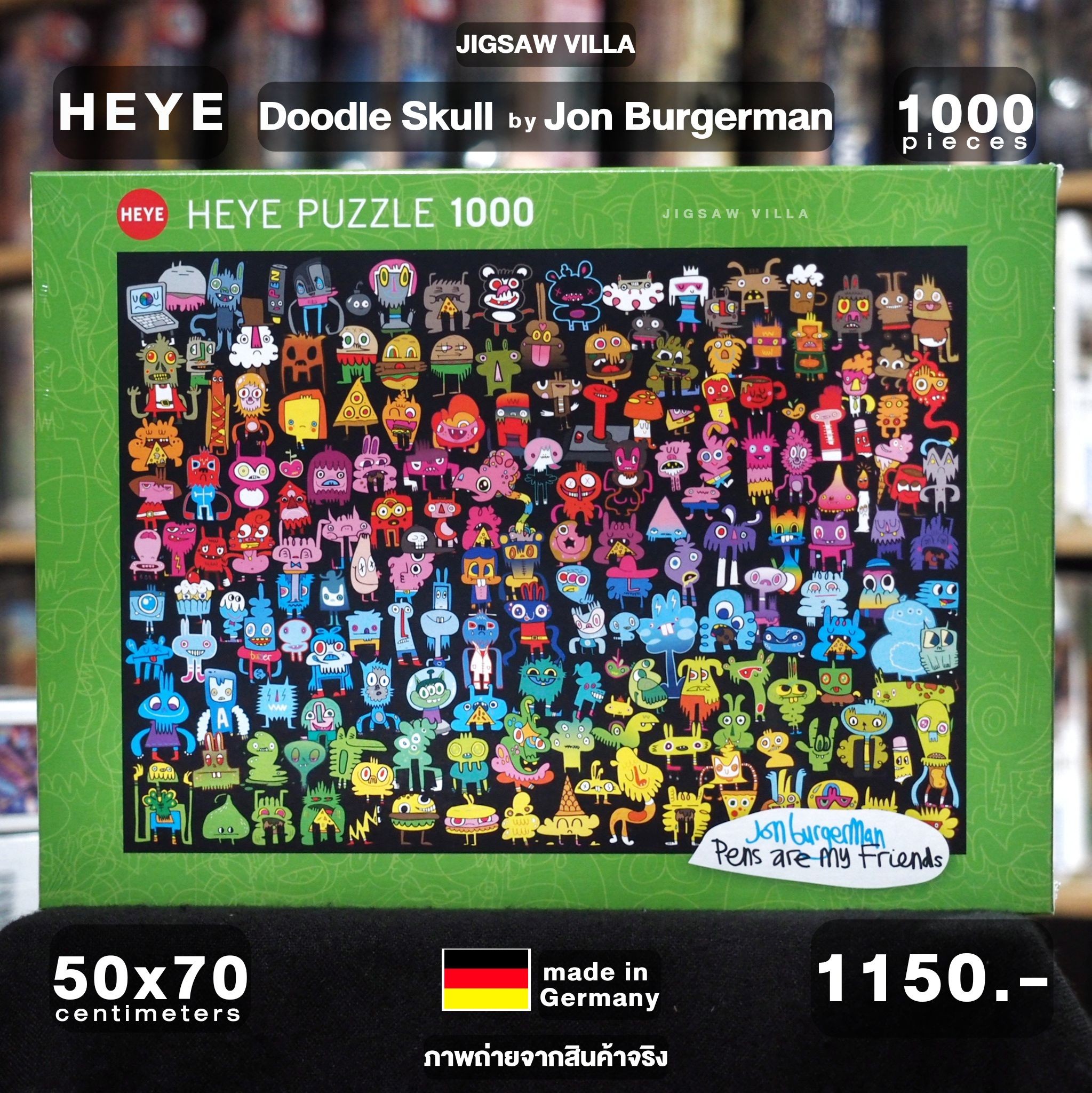 HEYE - Doodle Rainbow by Jon Burgerman 1000 pcs.