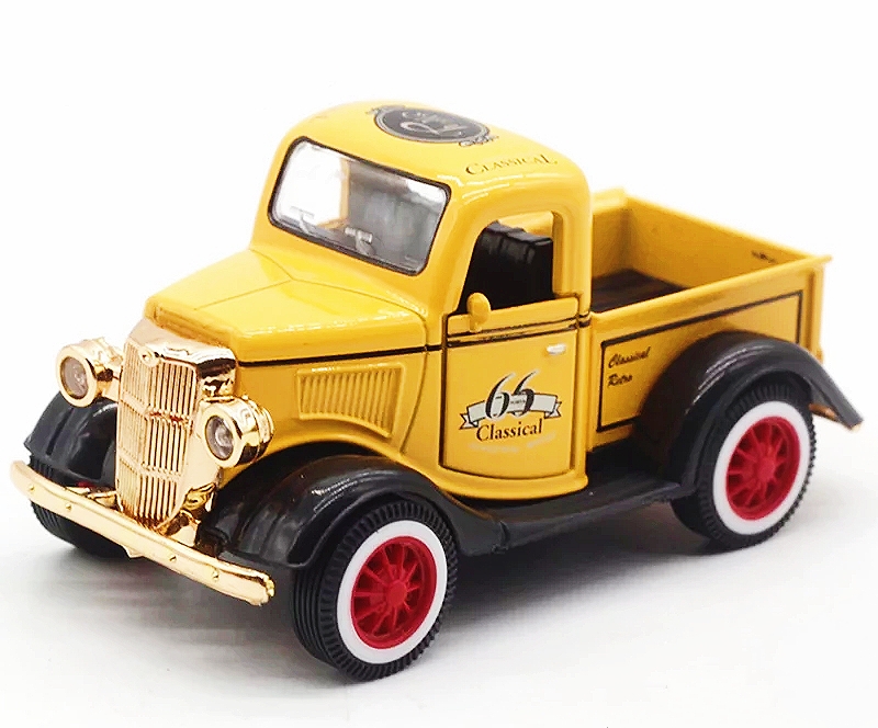 โมเดลรถเหล็ก รถโบราณ Scale 1:32 มีเสียงมีไฟ (ปลีก-ส่ง)