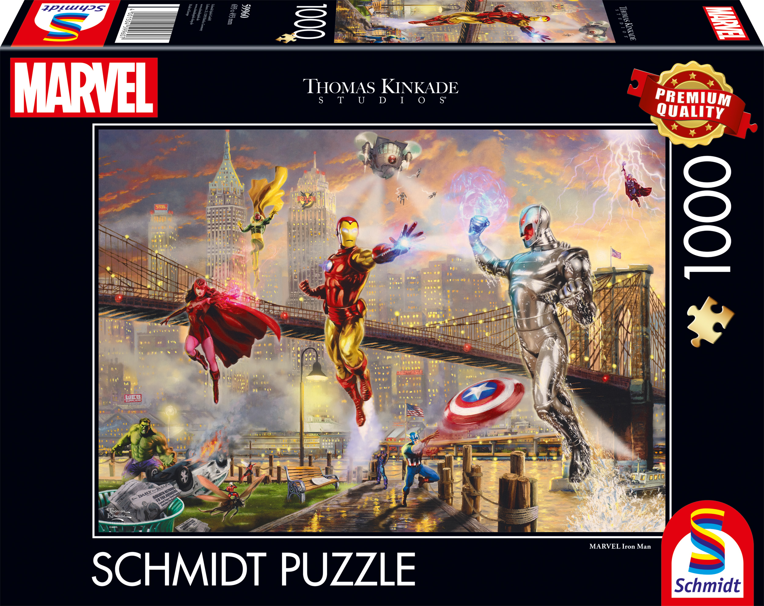 Schmidt - MARVEL : Iron Man by Thomas Kinkade 1000 pcs.
