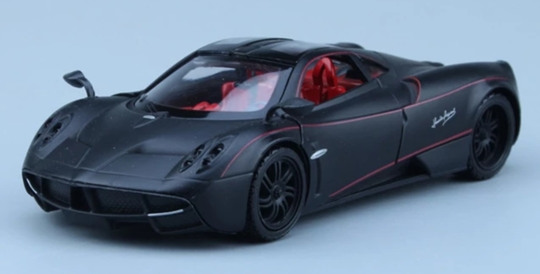 Pagani Huayra สีดำด้าน โมเดลรถเหล็ก scale 1:24 (ปลีก-ส่ง)
