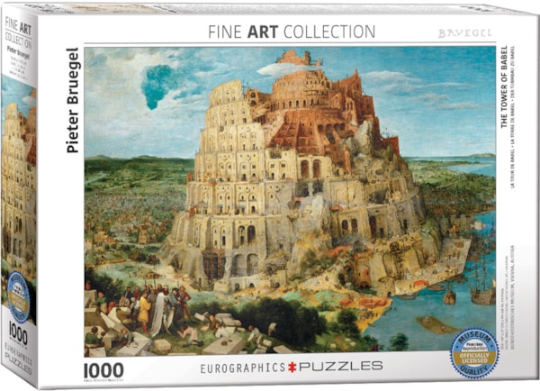 Eurographics - The Tower of Babel by Pieter Bruegel (Non-Pattern) 1000 pcs.