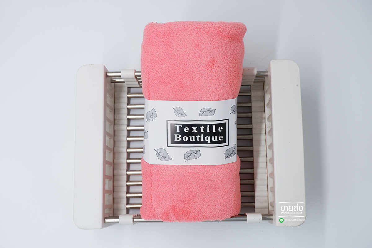 ผ้าเช็ดตัวขนเป็ดสีพื้น 140x70cm (1โหล)