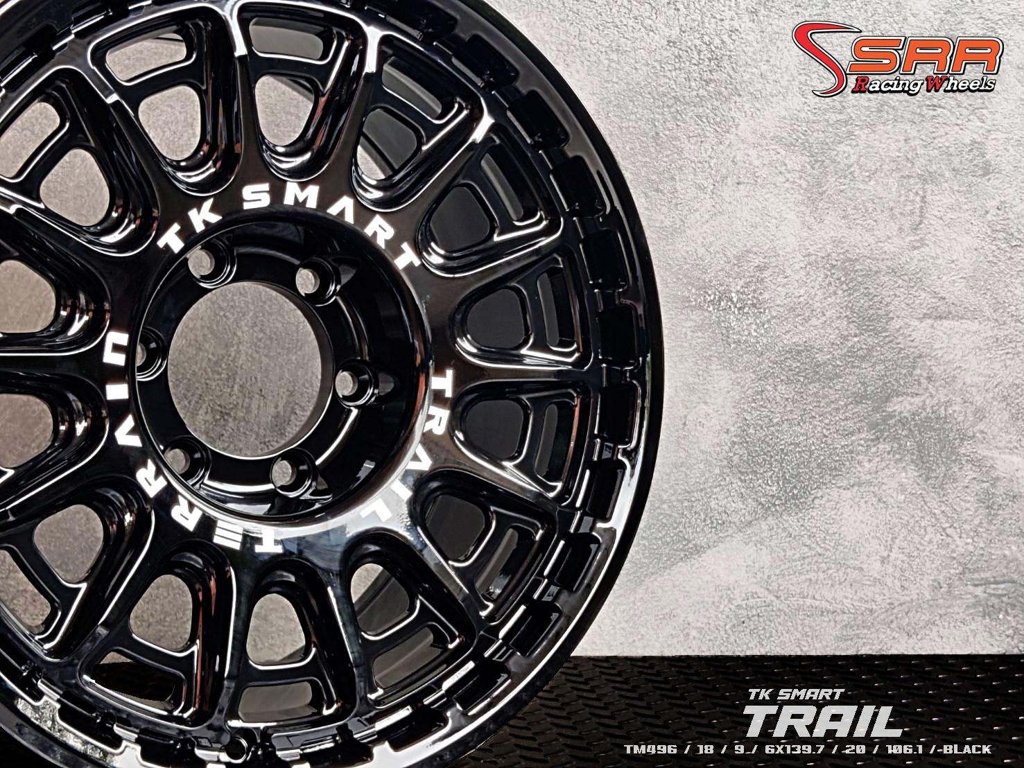 TM496 TK-TRAIL ขอบ18 6x139.7 ET20 BLACK ราคาพิเศษ