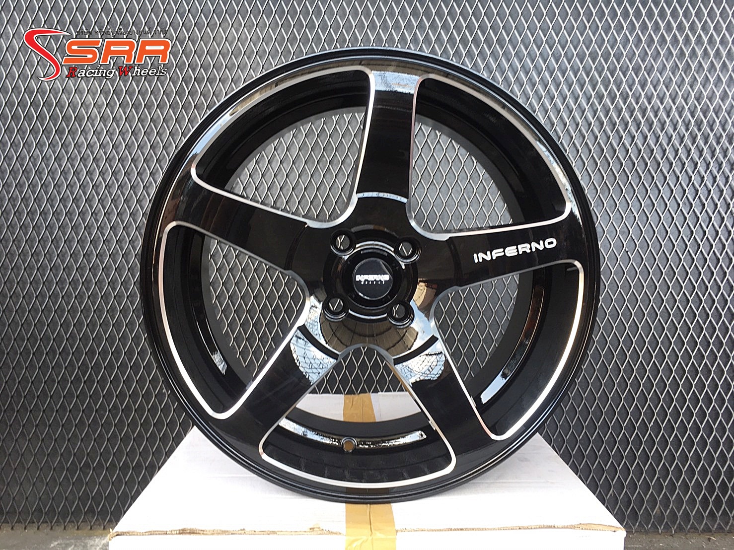 ล้อแม็กซ์ INFERNO AP05 ขอบ17 4x100 Gloss Black
