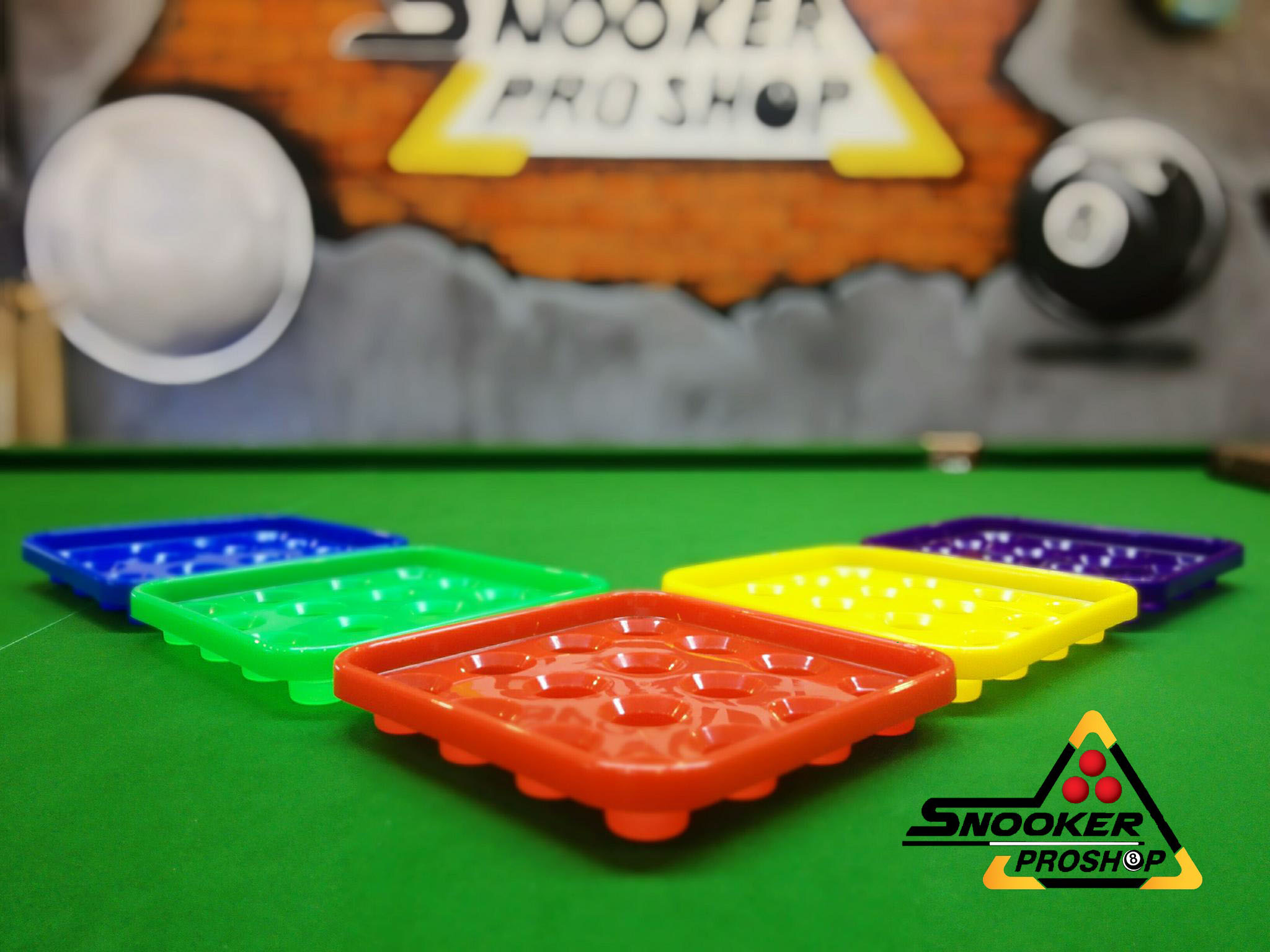 ถาดใส่ลูกสนุ๊กเกอร์/ลูกผีลาย