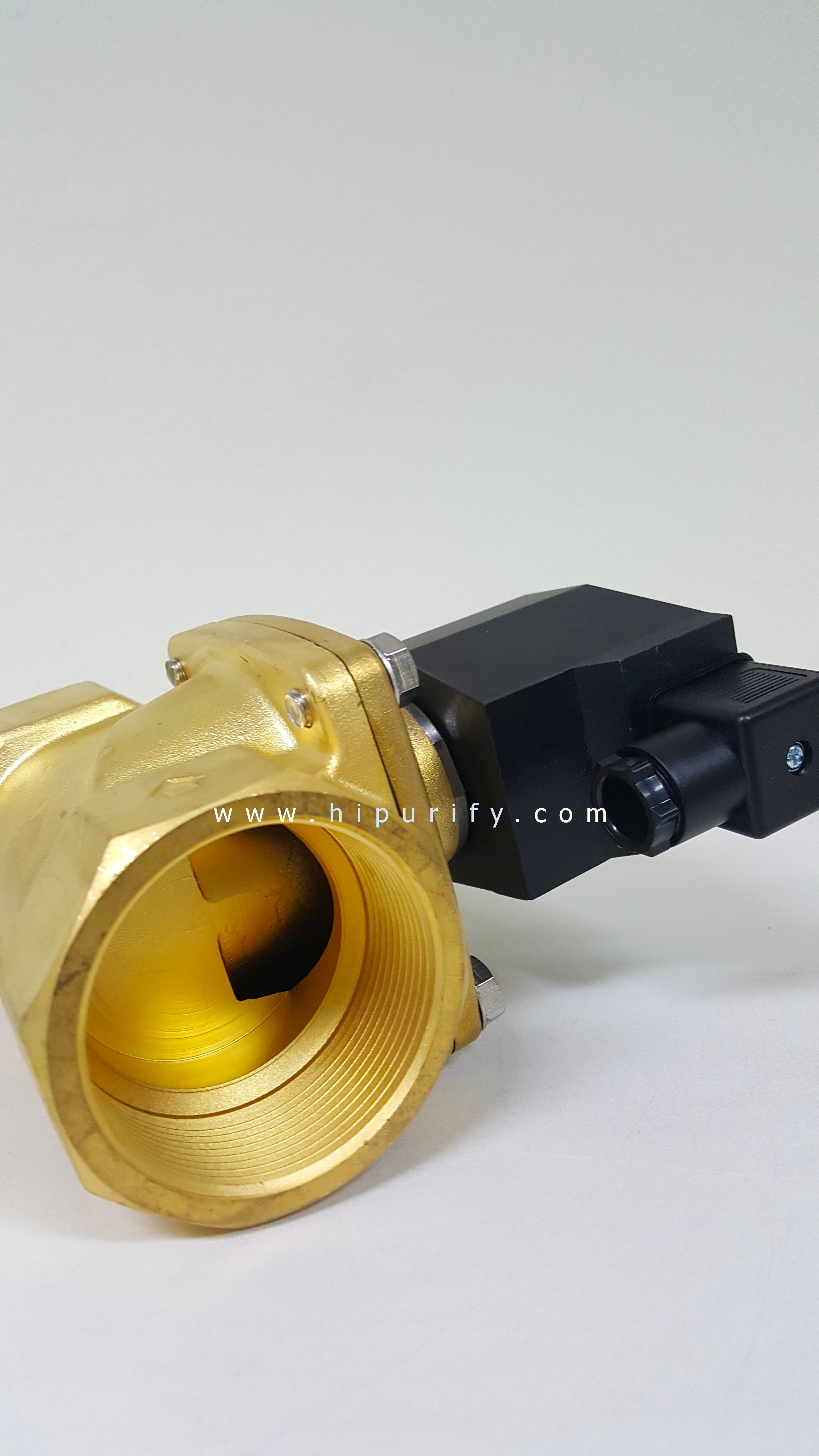 โซลินอยด์วาล์วทองเหลือง 2นิ้ว N/C 220VAC