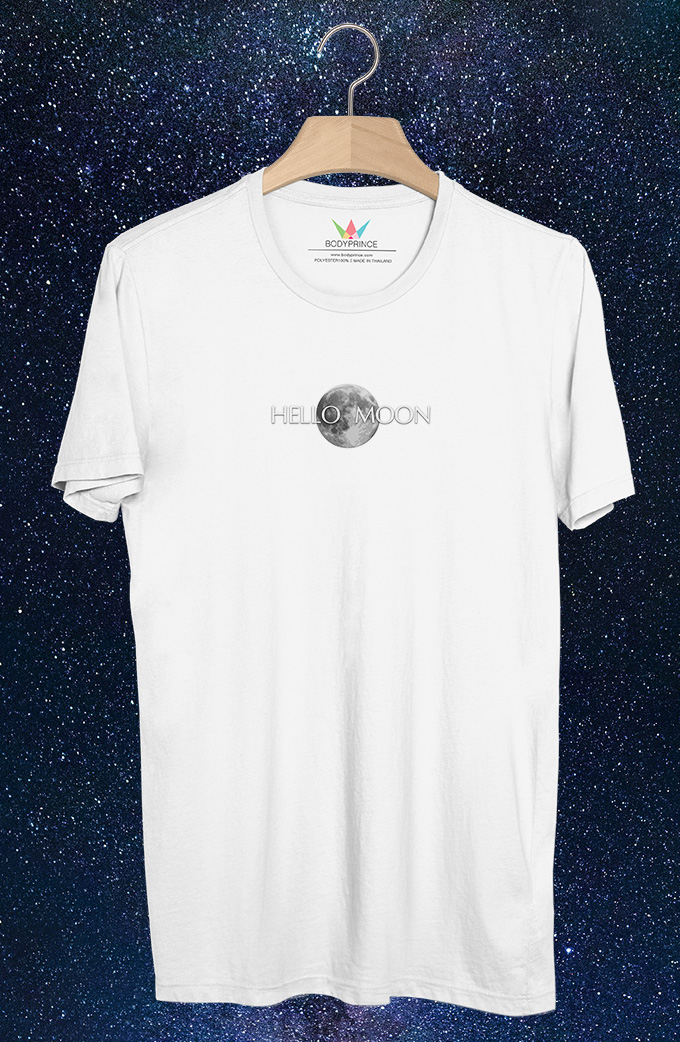BP356 เสื้อยืด HELLO MOON
