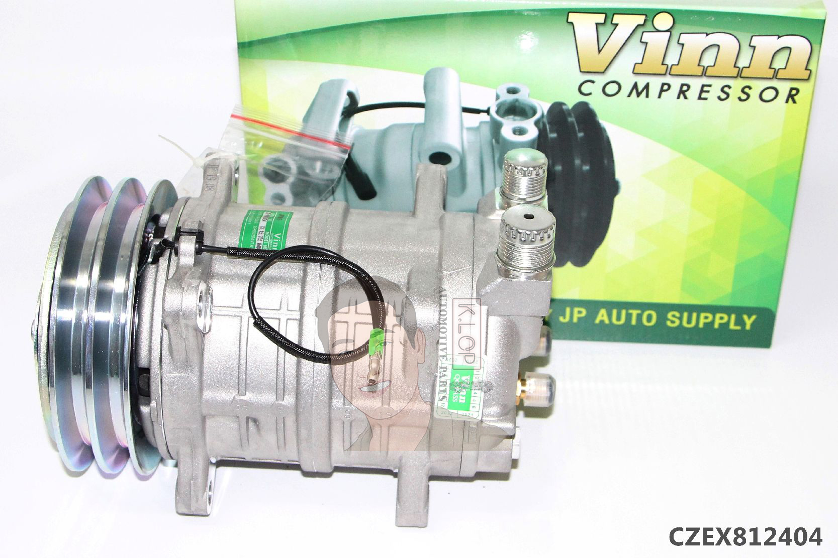 CZEX812404 คอมแอร์ยี่ห้อ Vinn (ZEXEL 16CH 2A 8ขา ฝาเกลียว 12V. [404])
