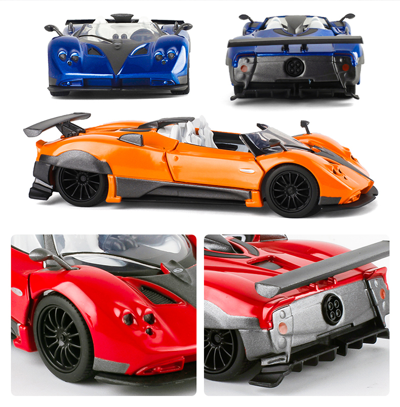 Pagani Zonda Scale 1:36 โมเดลรถเหล็ก (ปลีก-ส่ง) JK