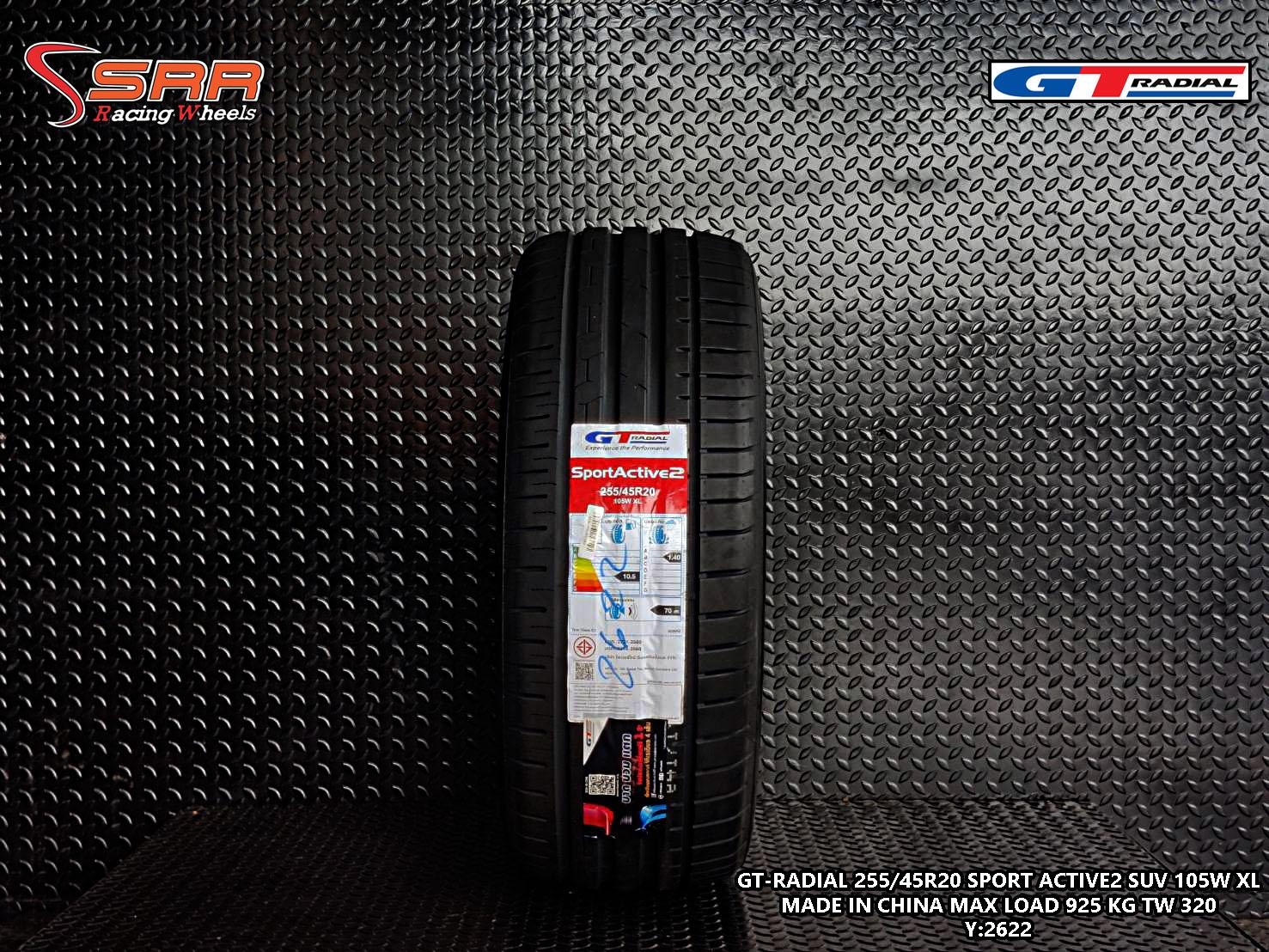 GTRADIAL SportActive2 255/45R20 ยางใหม่ปี22 ราคาพิเศษ