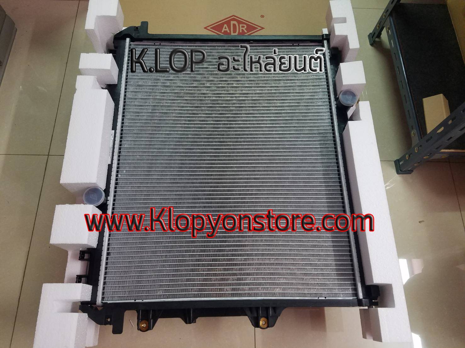 แผงหม้อน้ำ ADR ( TOYOTA Vigo/Fortuner/Innova (2.5,3.0) M/T หนา )*ราคารวมจัดส่ง
