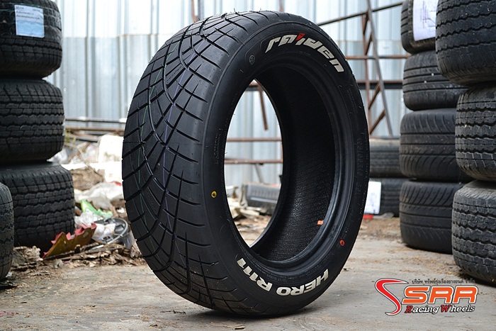 HERO R111 195/55R15 ยางซิ่งขอบขาว ปี19