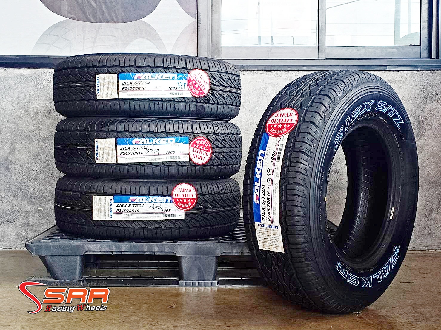 FALKEN ZIEX S/TZ04 245/70R16 ยางปี19 ลดราคาพิเศษ