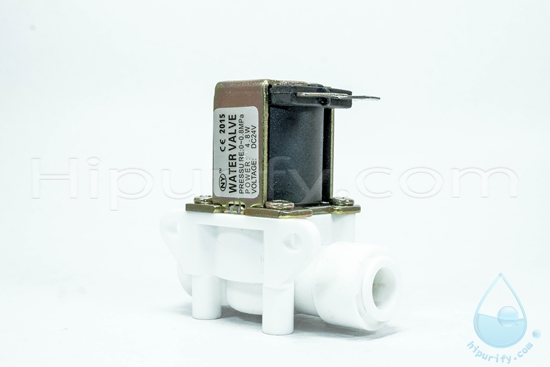 Solenoid Valve Plastic 3/8"(3 หุน) 24 VDC รุ่นเสียบสาย