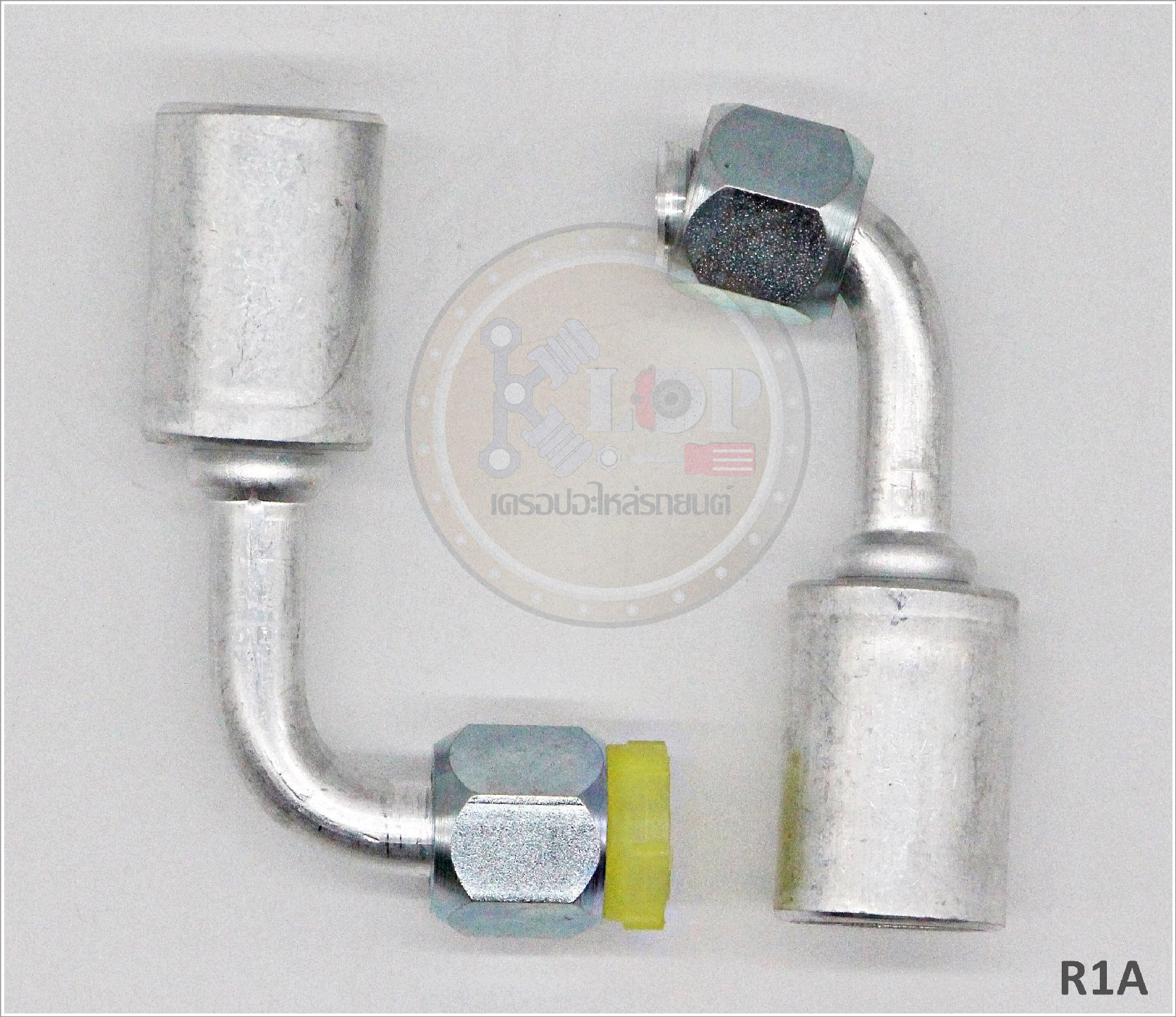 R1A พิตติ้ง 3/8นิ้ว - 90องศา เตเปอร์ R12 (ปลอกอลูมิเนียม) (Vinn)