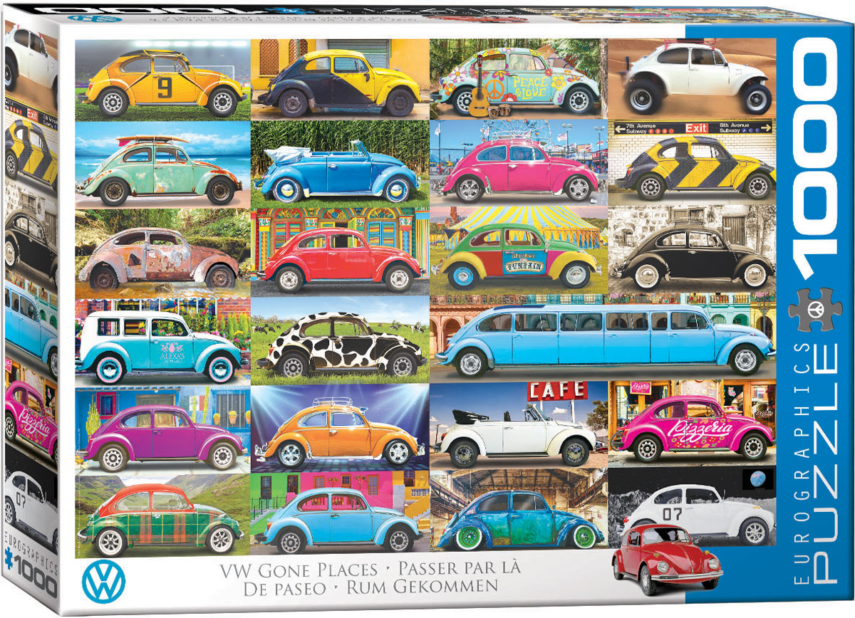Eurographics - VW Beetle Gone Place (Non-Pattern) 1000 pcs.